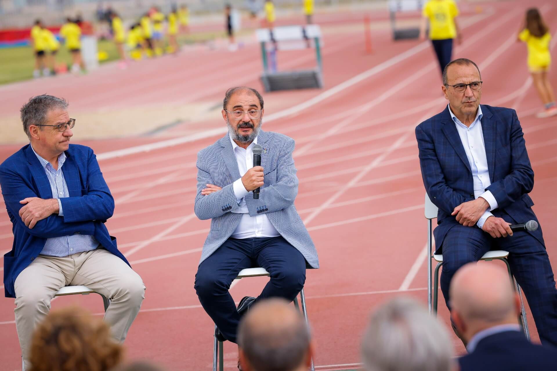 Javier Lambán anuncia un plan para la mejora de la calidad del deporte en Aragón que prevé duplicar el presupuesto y crear becas para deportistas de alto rendimiento de 20.000 euros