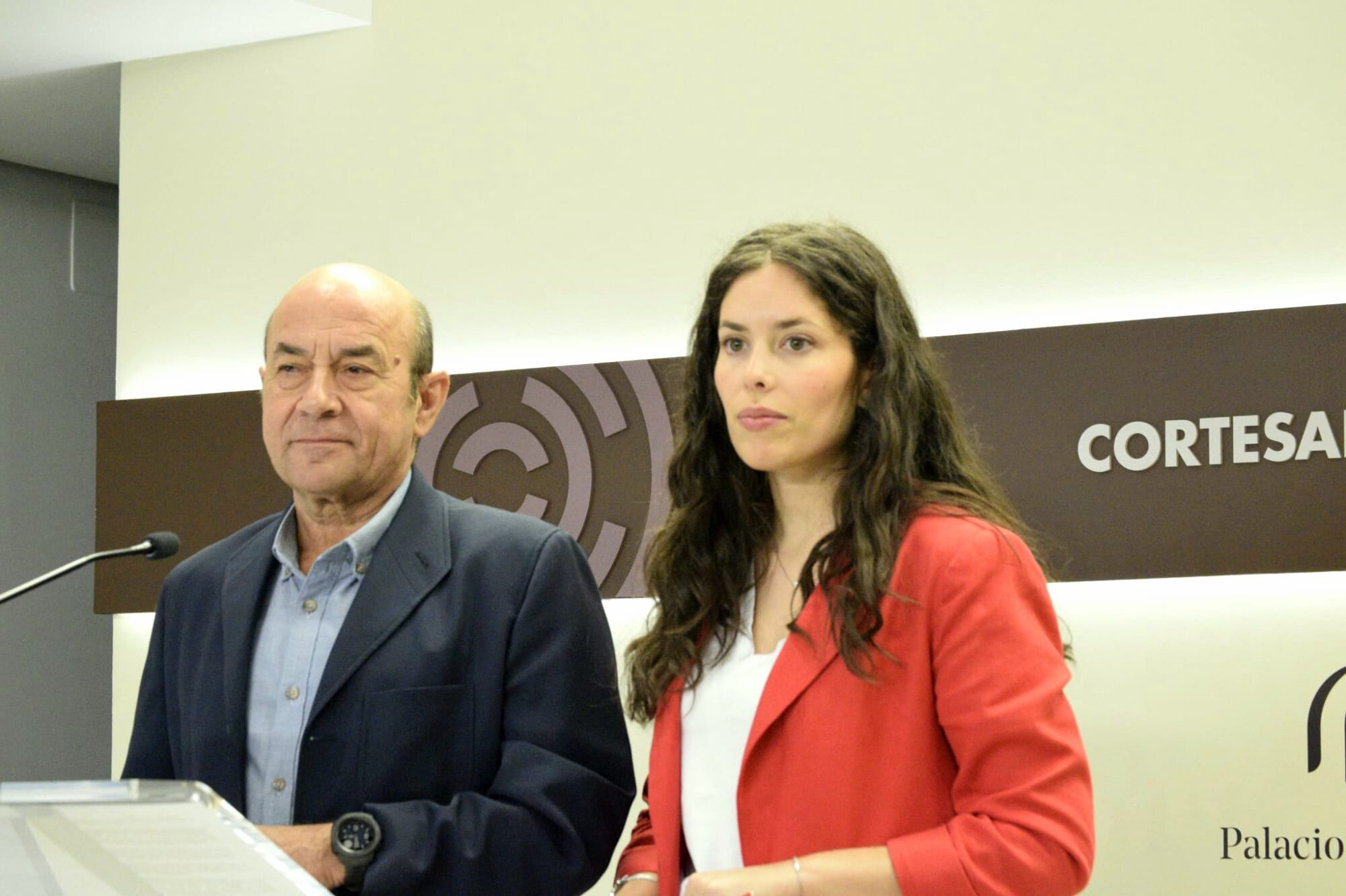 Daniel Alastuey y Alba Sánchez memoria democrática
